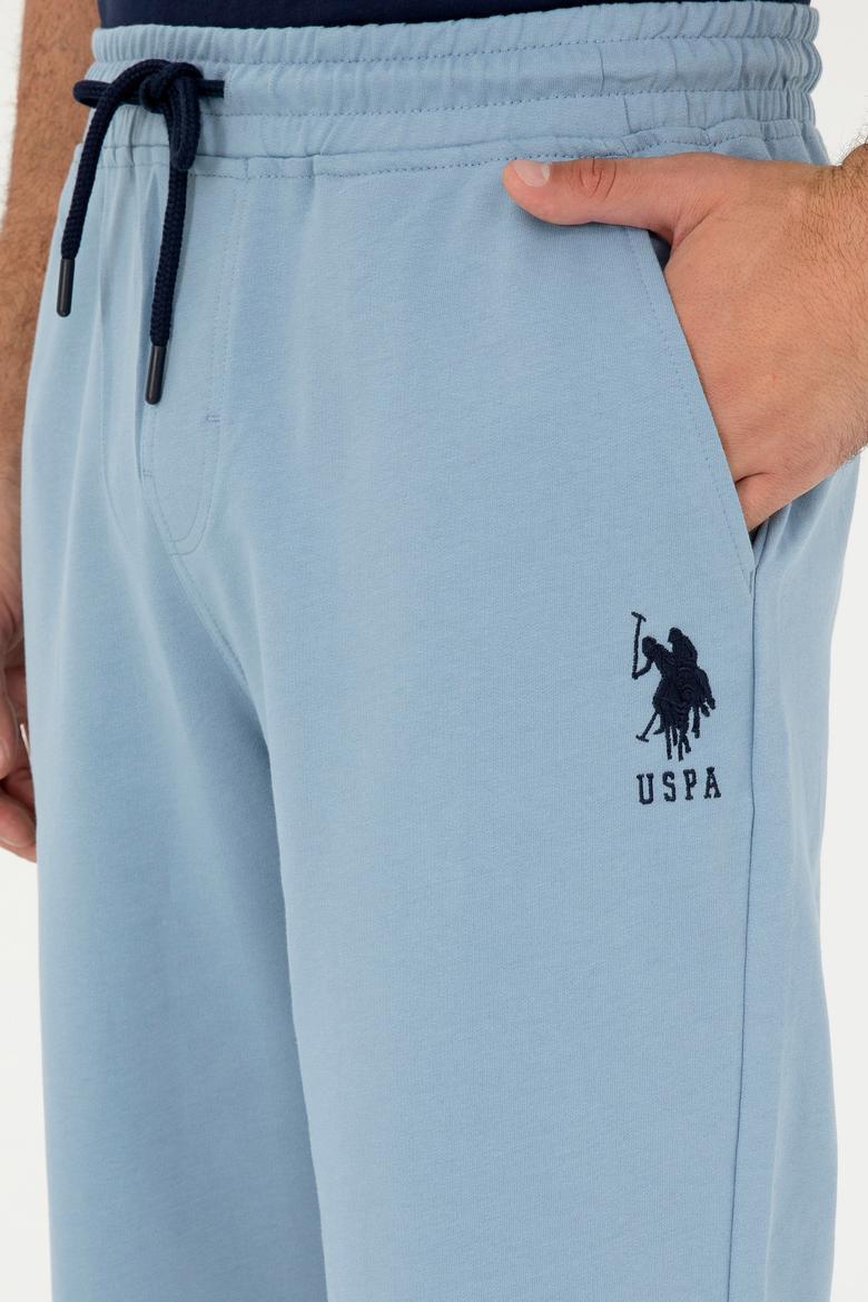 Erkek İndigo Örme Şort - 50279640049