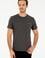Erkek Regular Fit Bisiklet Yaka Antrasit Tişört