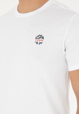 Erkek Regular Fit Bisiklet Yaka Beyaz Tişört - 50294329006