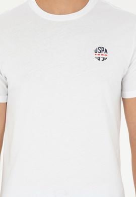 Erkek Regular Fit Bisiklet Yaka Beyaz Tişört - 50294329006