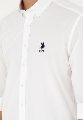 Erkek Beyaz Uzun Kollu Gömlek - 50285458007