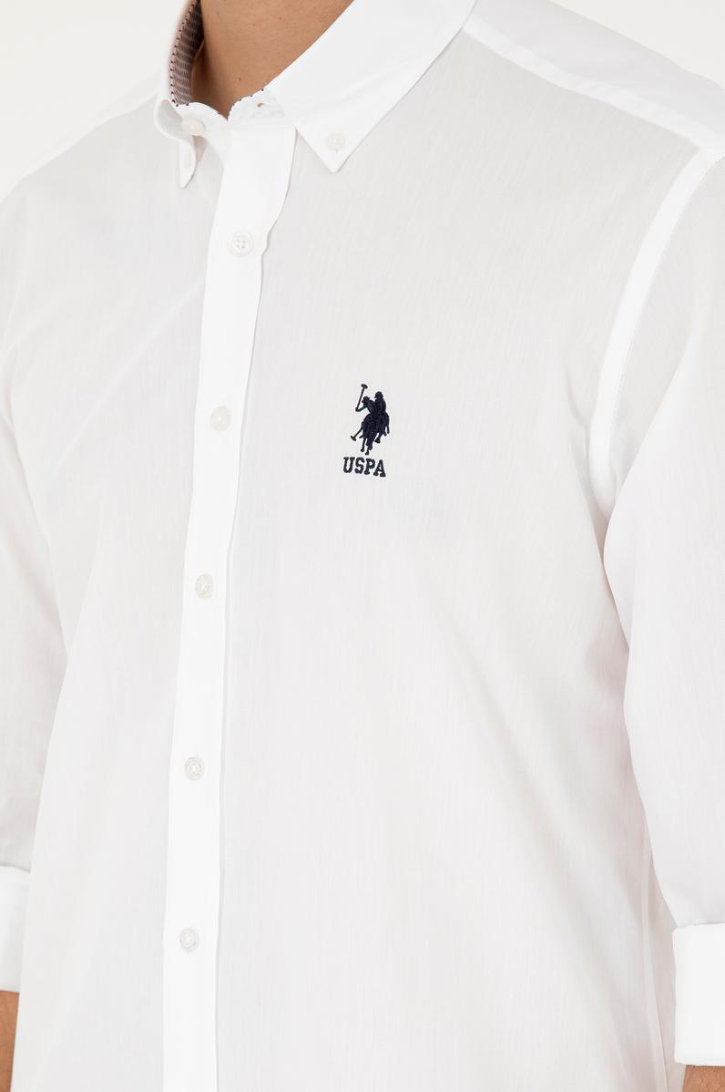 Erkek Beyaz Uzun Kollu Gömlek