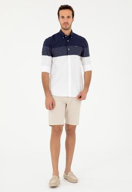 Erkek Lacivert Uzun Kollu Gömlek - 50282867007