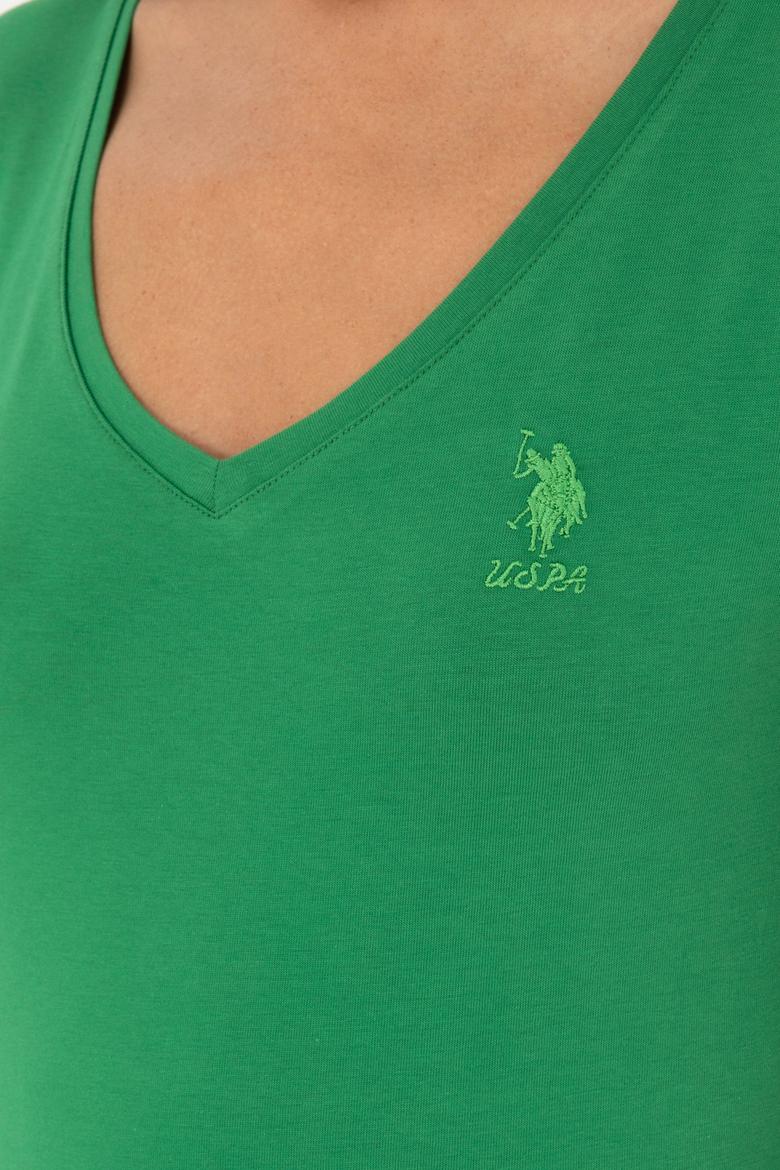 Kadın Yeşil Basic Tişört - 50280068042