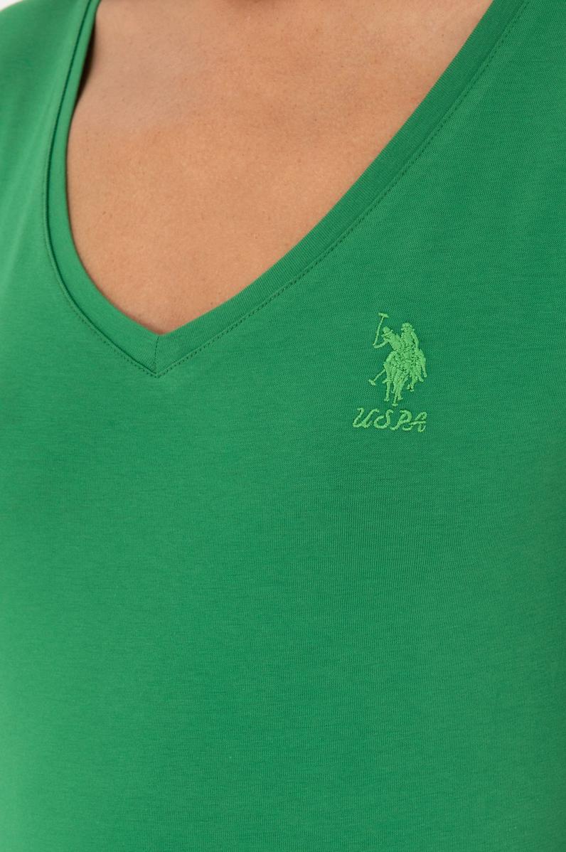 Kadın Yeşil Basic Tişört