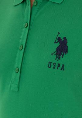 Kadın Yeşil Polo Yaka Mini Boy Örme Elbise - 50280064098