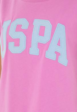 Kadın Pembe Bisiklet Yaka Basic Tişört - 50280036119