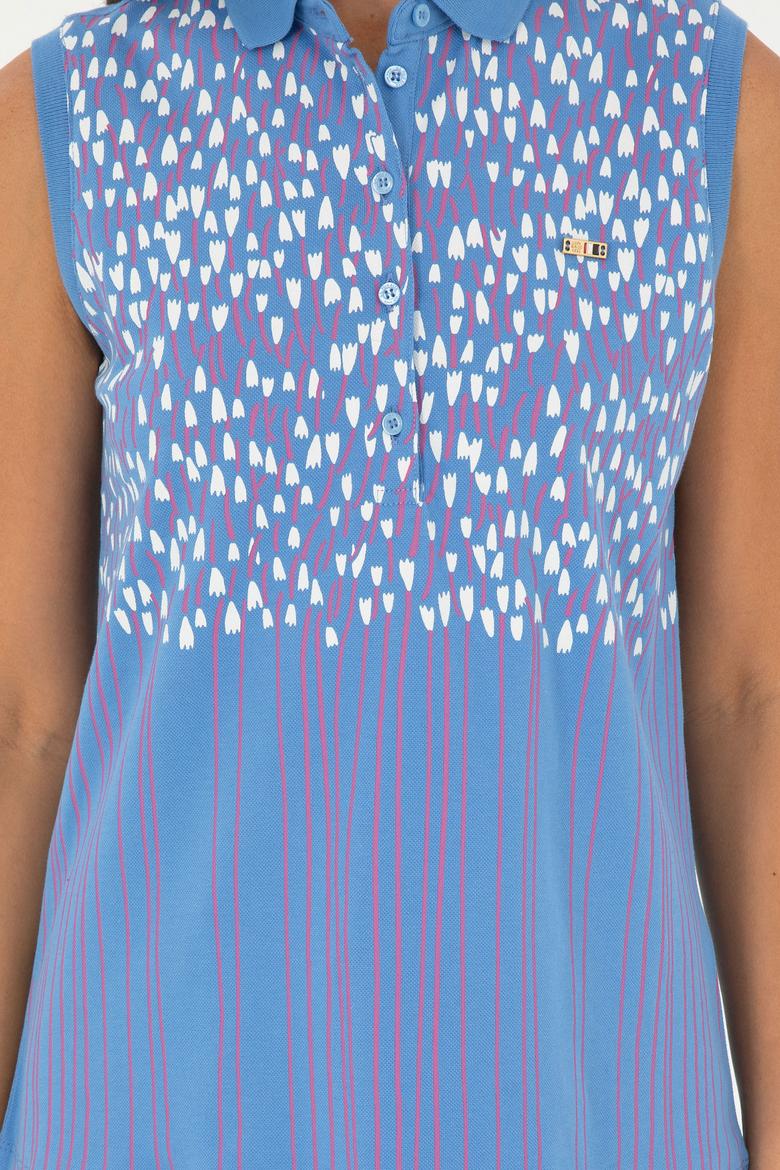 Kadın Koyu Mavi Tişört - 50282905025