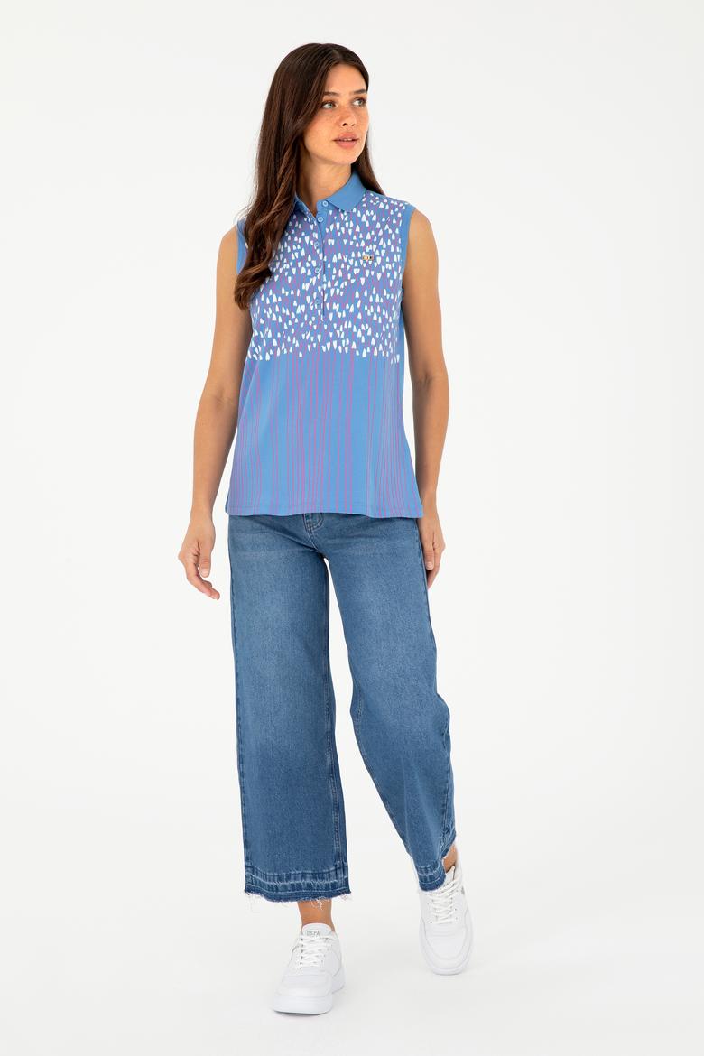 Kadın Koyu Mavi Tişört - 50282905025