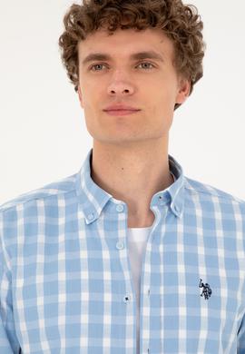 Erkek Açık Mavi Uzun Kollu Gömlek - 50288665006