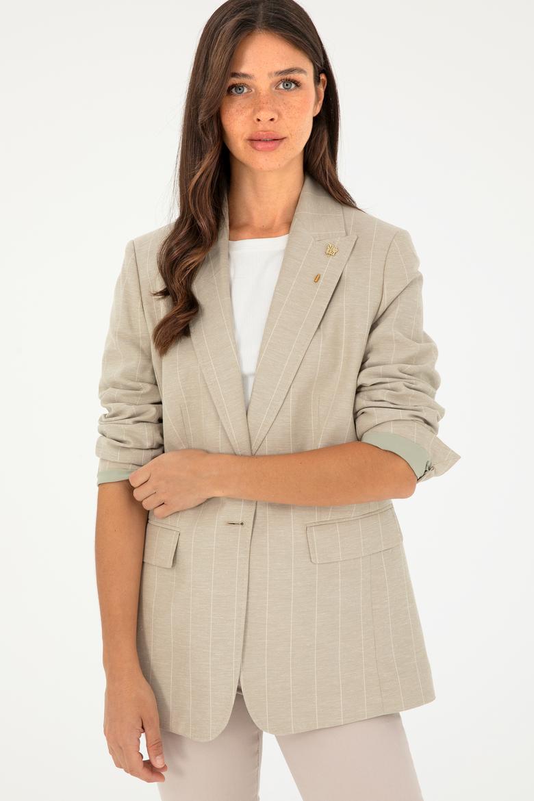 Kadın Haki Ceket - 50293246010