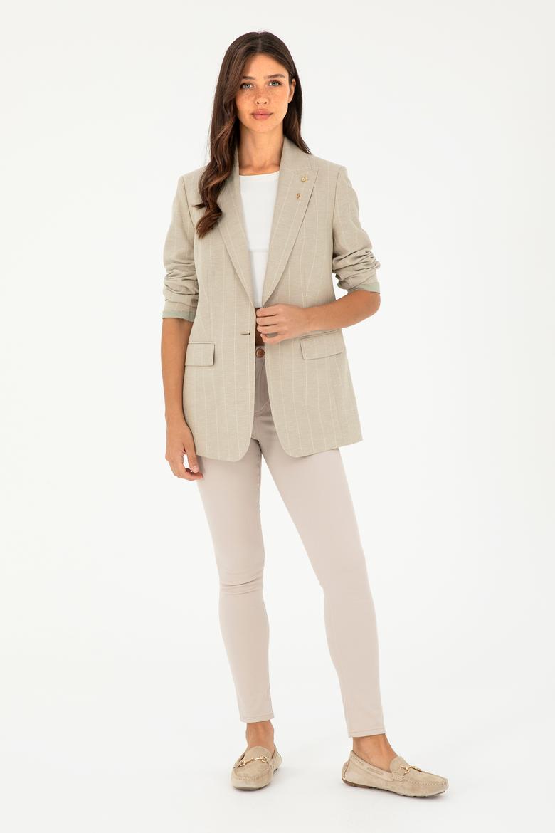 Kadın Haki Ceket - 50293246010