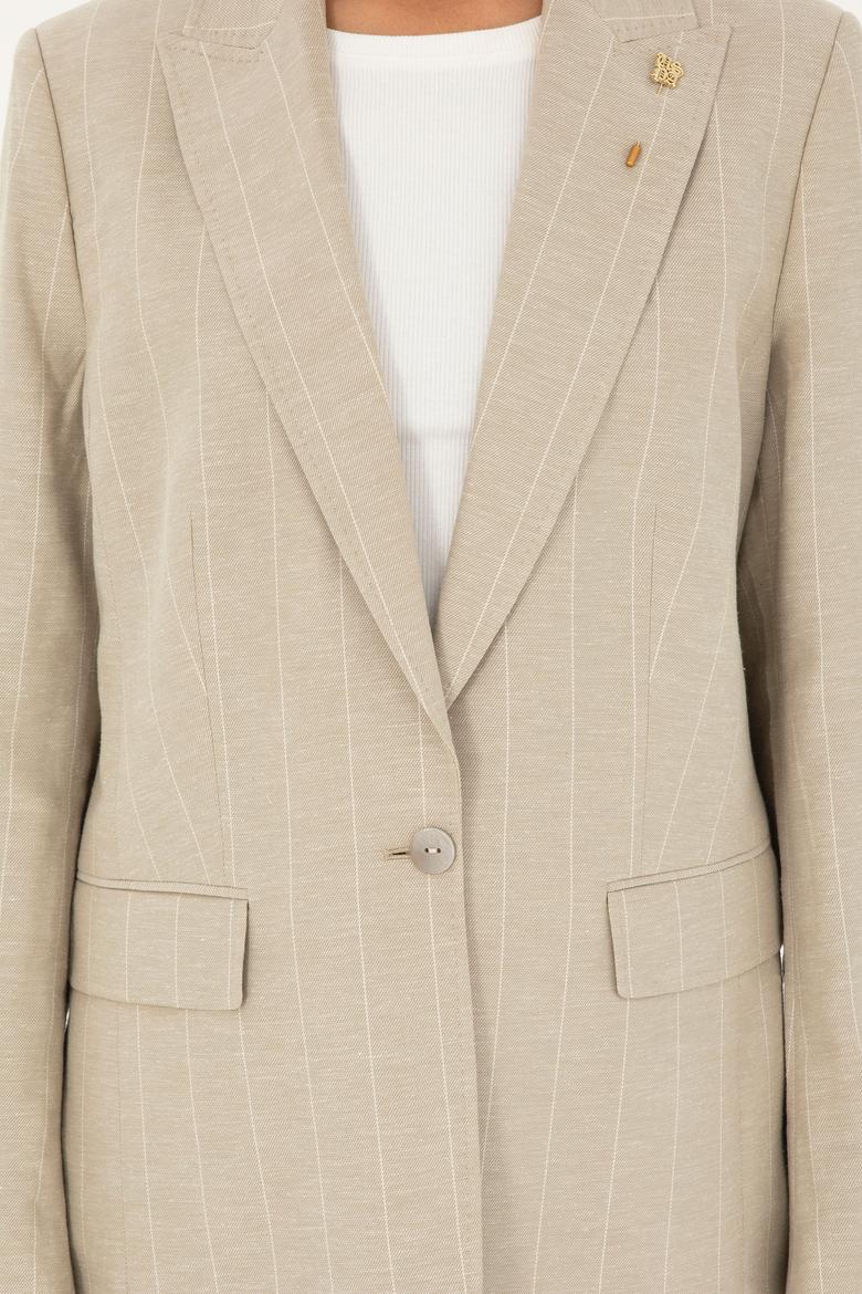 Kadın Haki Ceket - 50293246010