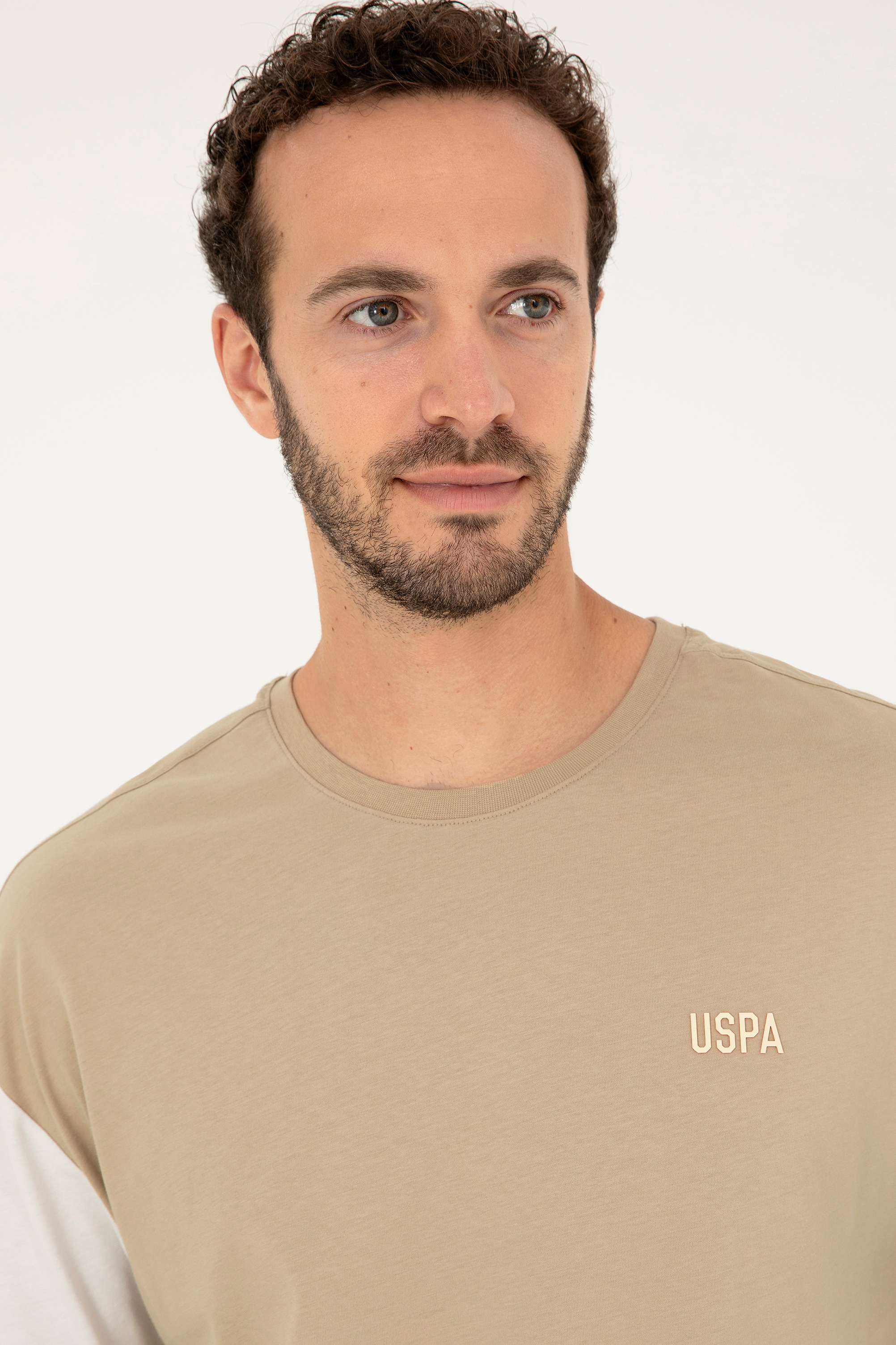 تی شرت یقه گرد آستین کوتاه ریلکس یقه گرد مردانه یو اس پولو | U.S. Polo Assn. - تصویر 2