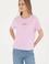 Kadın Pembe Bisiklet Yaka Tişört