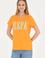 Kadın Turuncu Bisiklet Yaka Tişört