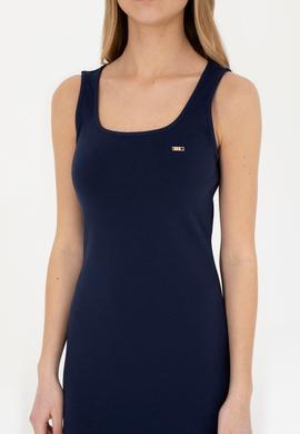 Kadın Lacivert Örme Elbise - 50285858008