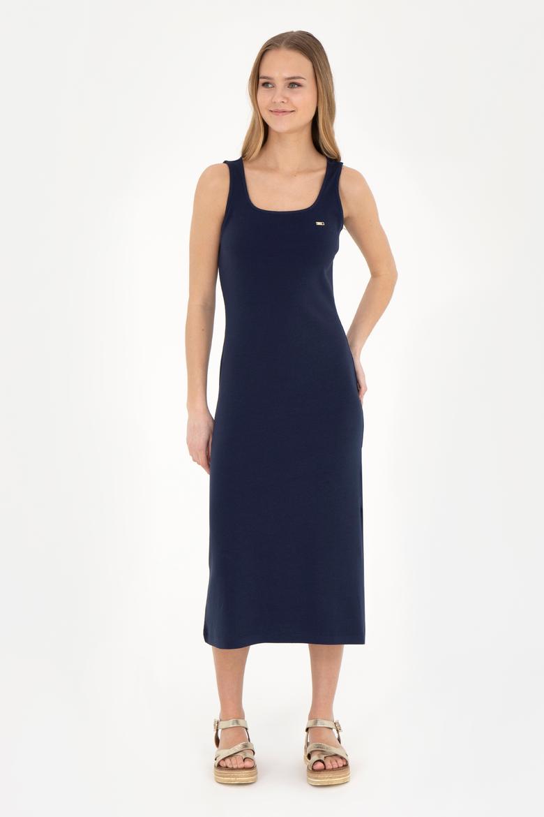 Kadın Lacivert Örme Elbise - 50285858008