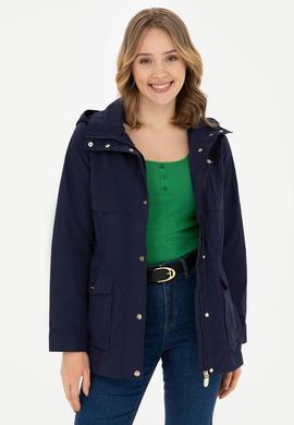 Kadın Lacivert Kaban - 50282640004