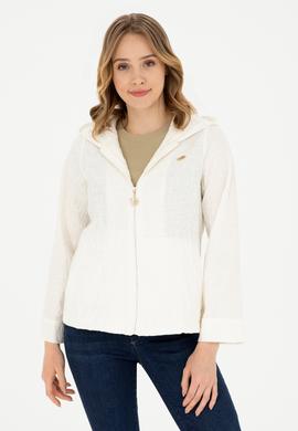 Kadın Beyaz Uzun Kollu Gömlek - 50283583003