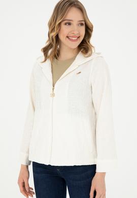 Kadın Beyaz Uzun Kollu Gömlek - 50283583003