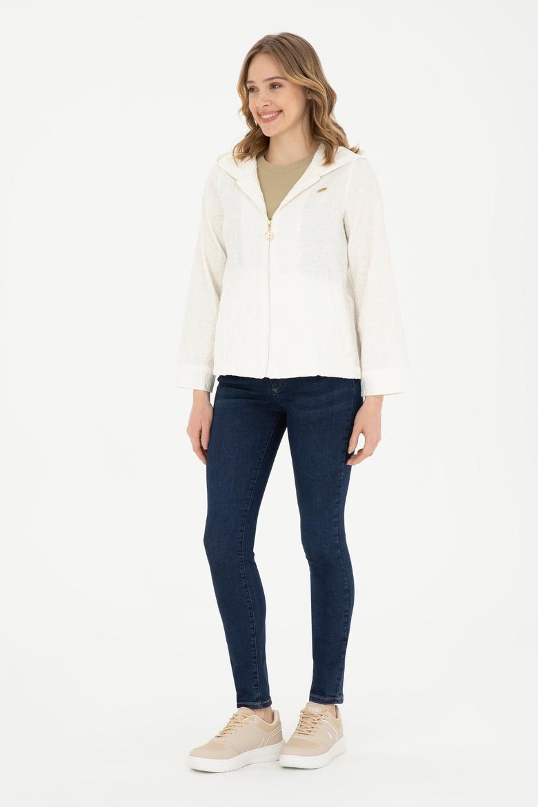 Kadın Beyaz Uzun Kollu Gömlek - 50283583003