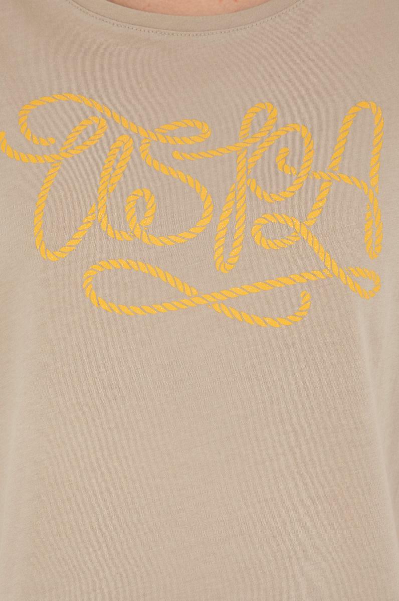 Kadın Açık Haki Bisiklet Yaka Tişört