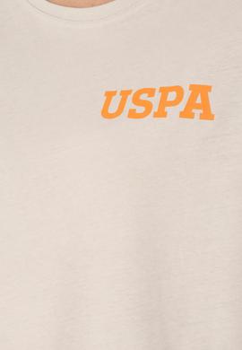 Kadın Krem Bisiklet Yaka Tişört - 50286105027