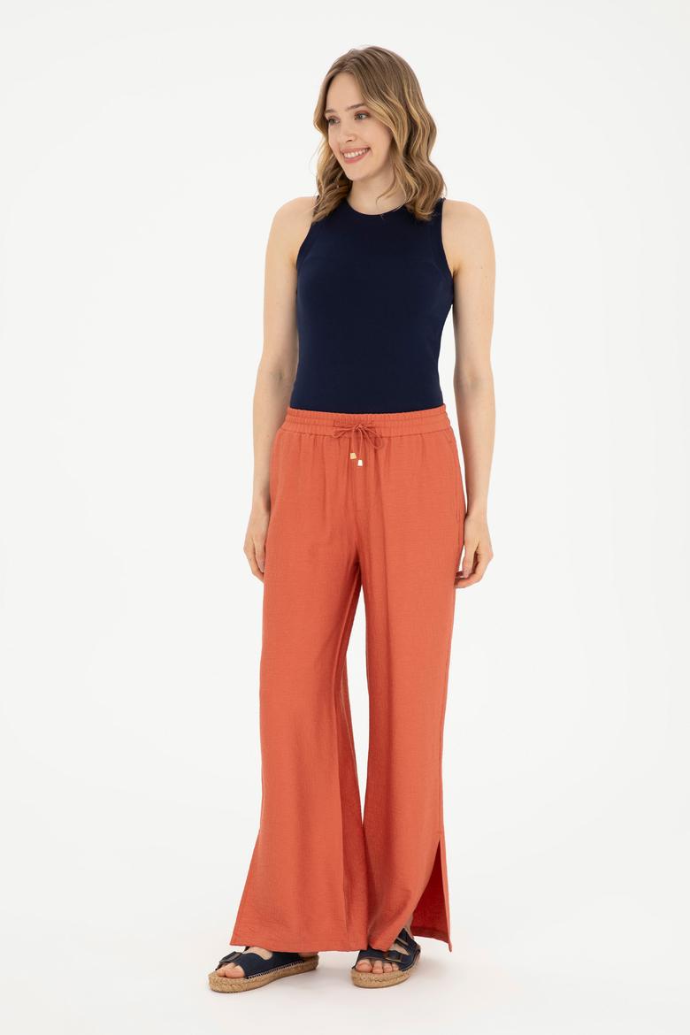 Kadın Pudra Kanvas Pantolon - 50281147028