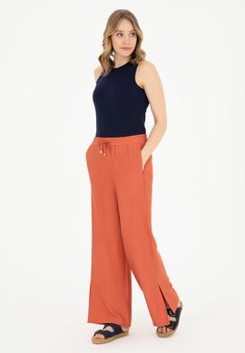 Kadın Pudra Kanvas Pantolon - 50281147028