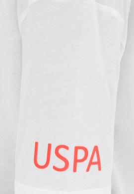 Kadın Beyaz Oversize Bisiklet Yaka Tişört - 50286107009