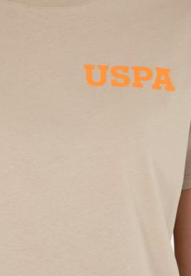 Kadın Açık Haki Bisiklet Yaka Tişört - 50286105033