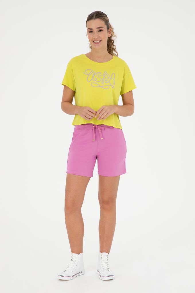 Kadın Menekşe Örme Şort
