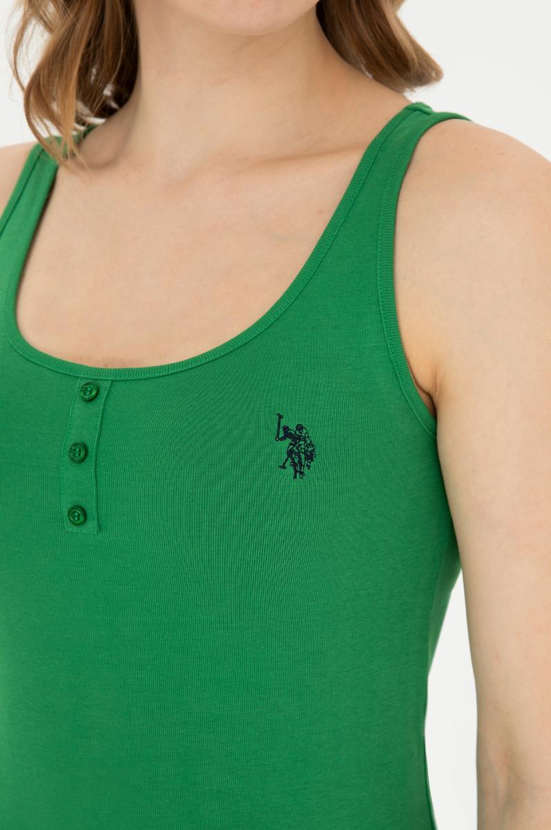 Kadın Yeşil Basic Tişört