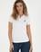 Kadın Beyaz Basic Polo Yaka Tişört