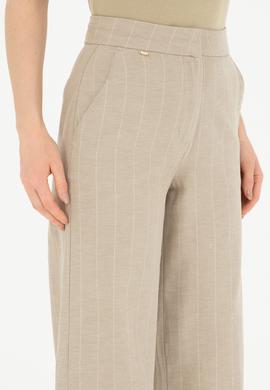 Kadın Haki Kanvas Pantolon - 50282333003