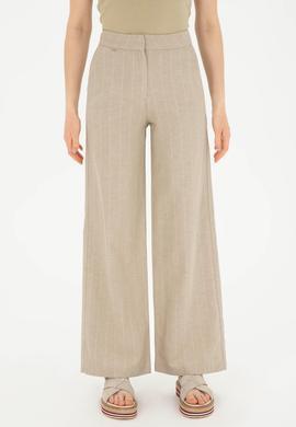 Kadın Haki Kanvas Pantolon - 50282333003