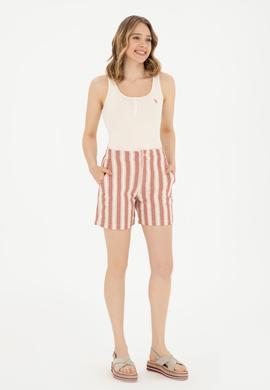 Kadın Kiremit Dokuma Şort - 50282561017