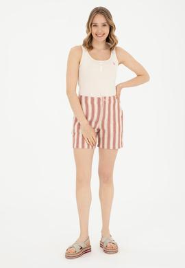 Kadın Kiremit Dokuma Şort - 50282561017