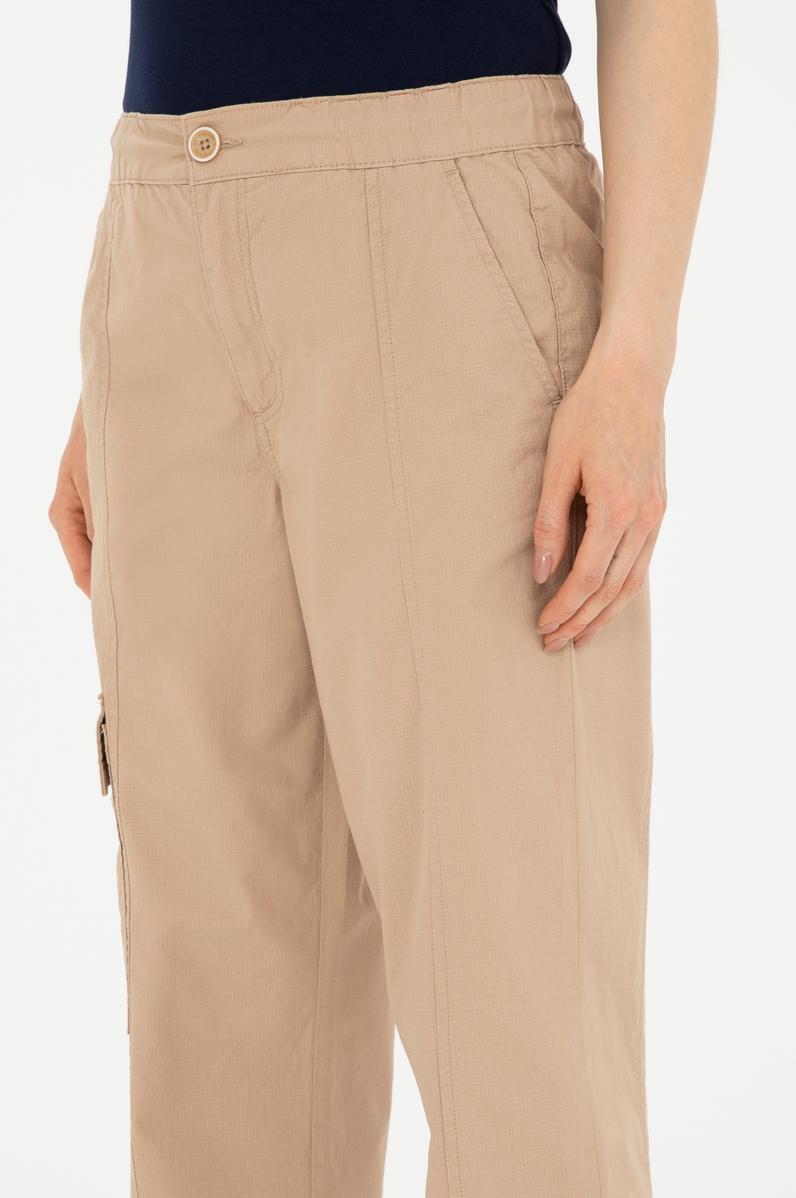 Kadın Kum Kanvas Pantolon
