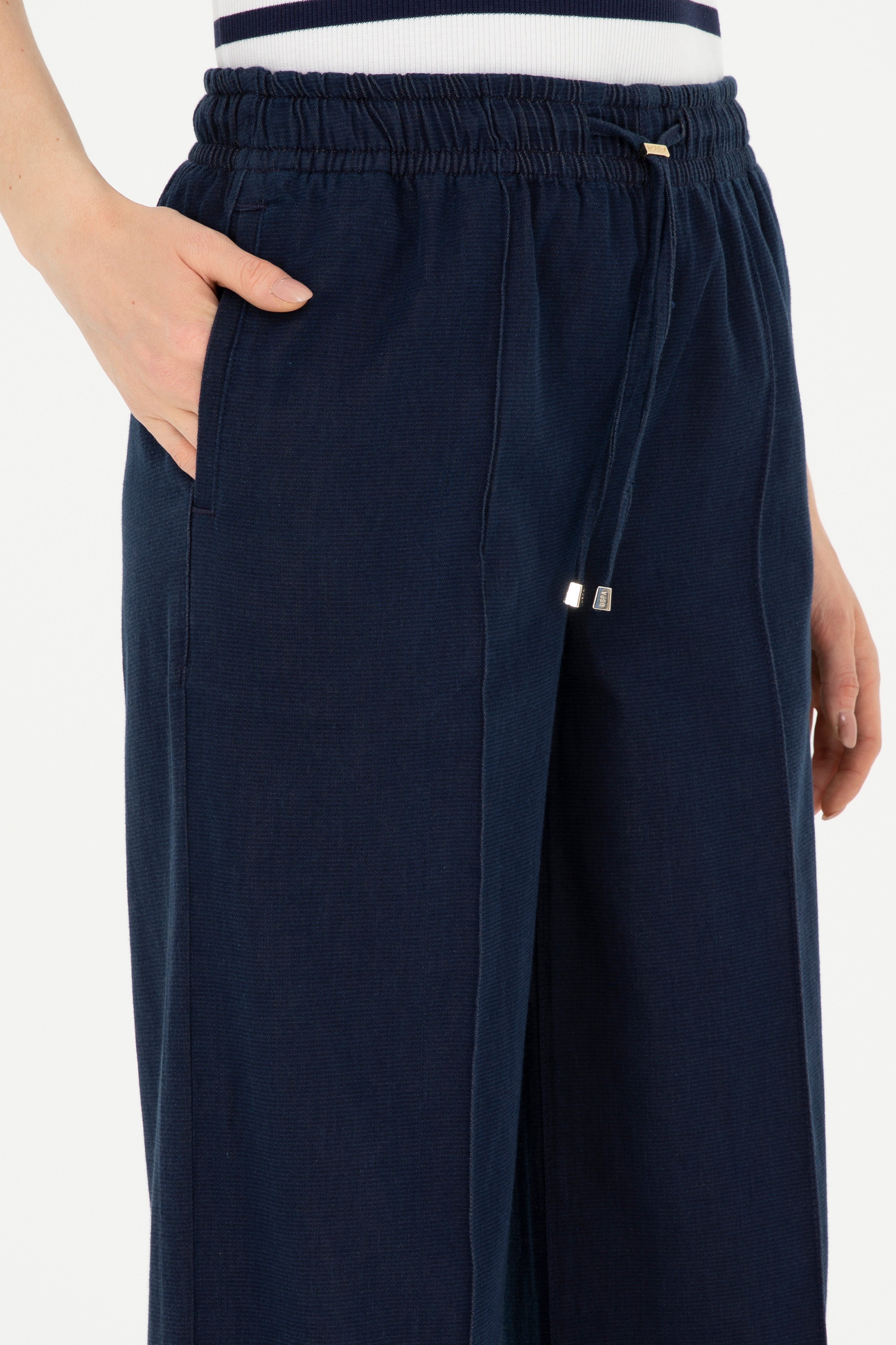 Kadın Koyu Mavi Jean Pantolon - Image 5