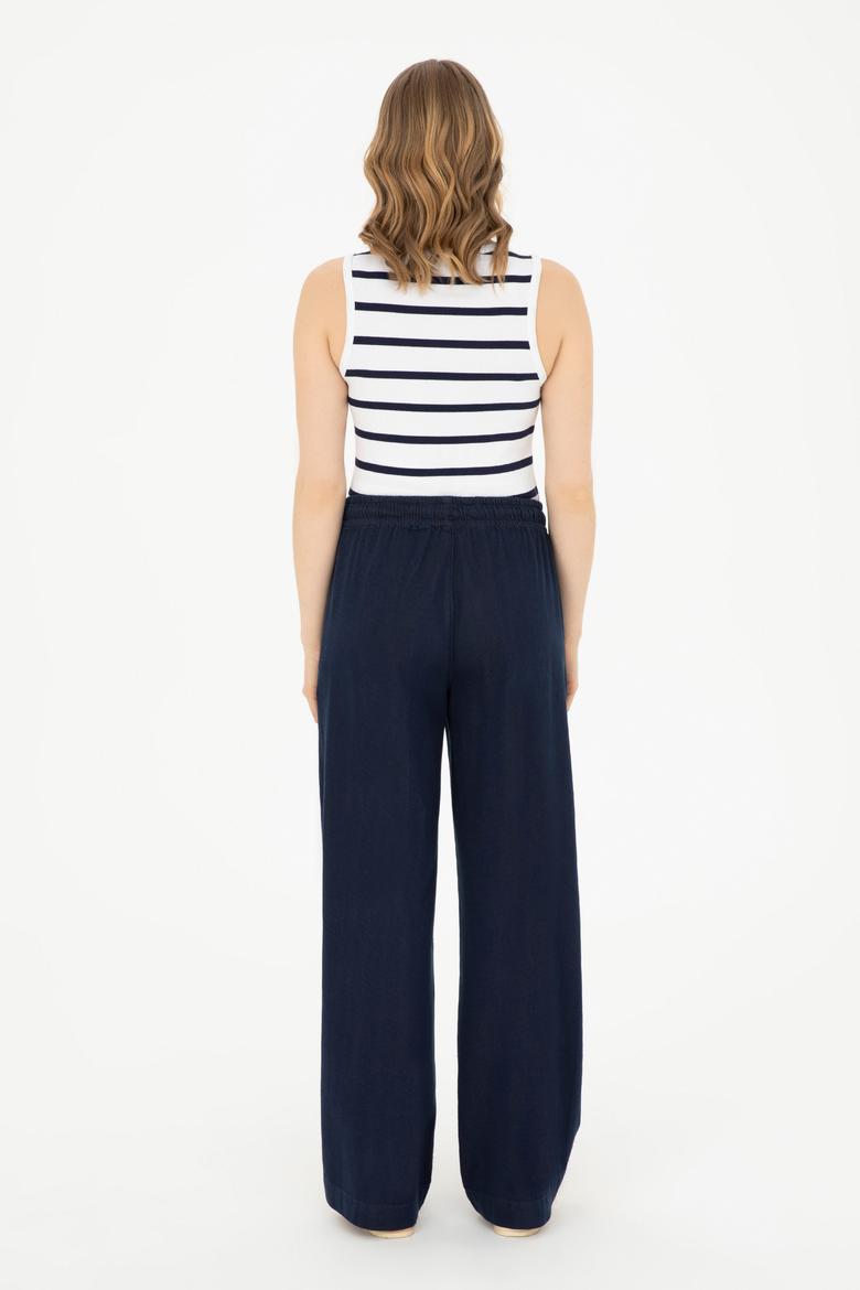 Kadın Koyu Mavi Jean Pantolon - 50282826019