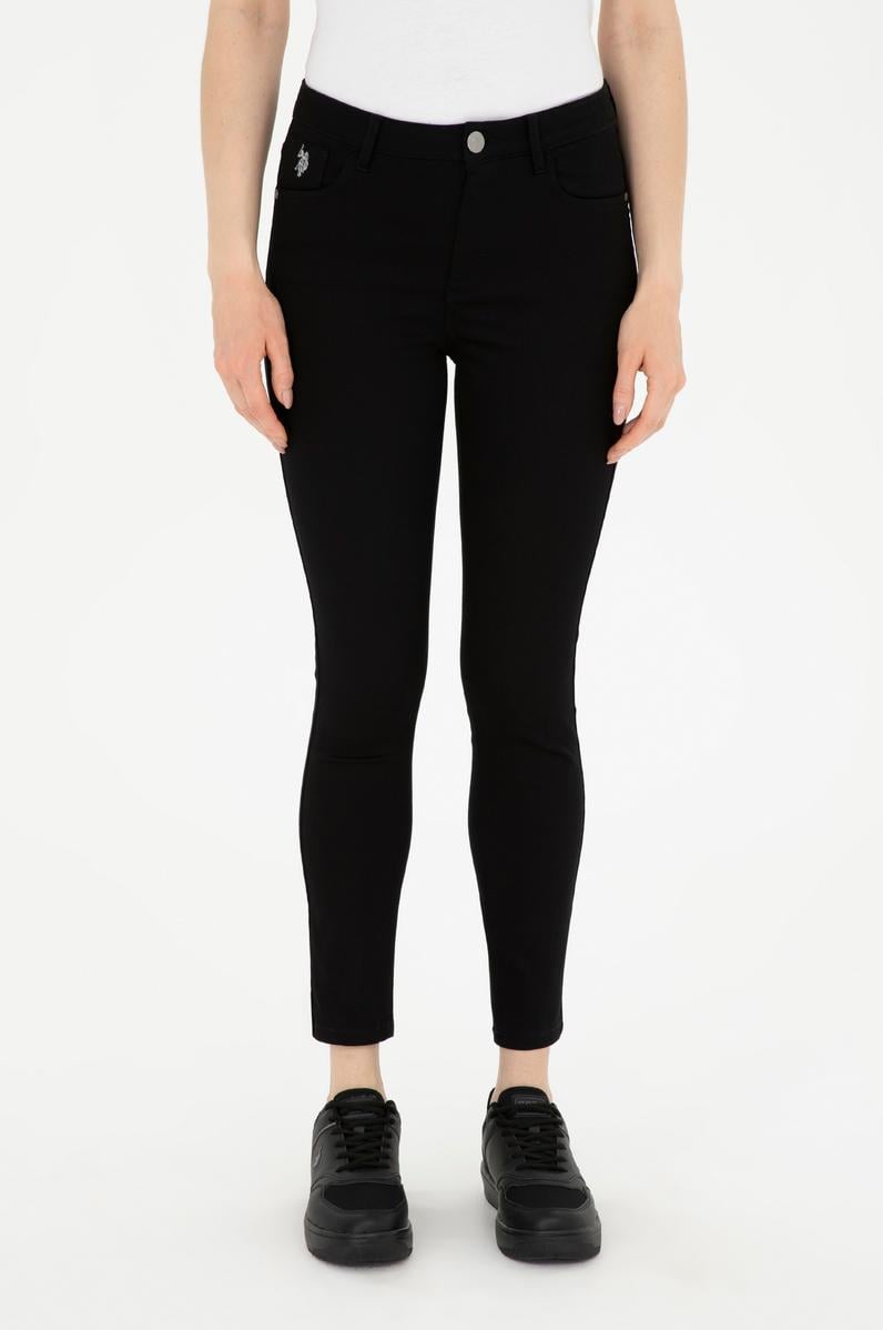 Kadın Siyah Kanvas Pantolon