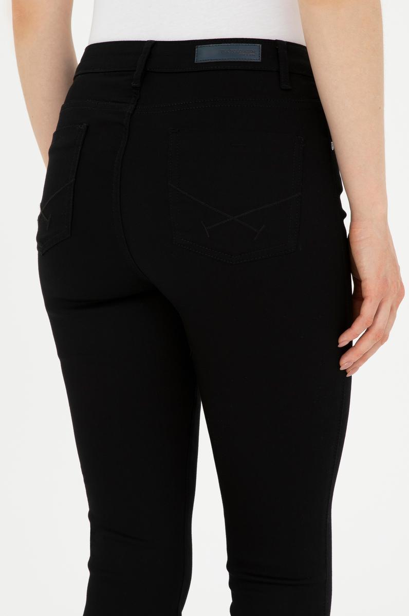 Kadın Siyah Kanvas Pantolon