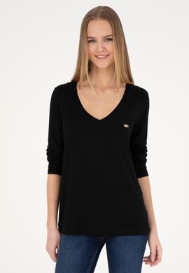 Kadın Siyah Sweatshirt - 50256286021