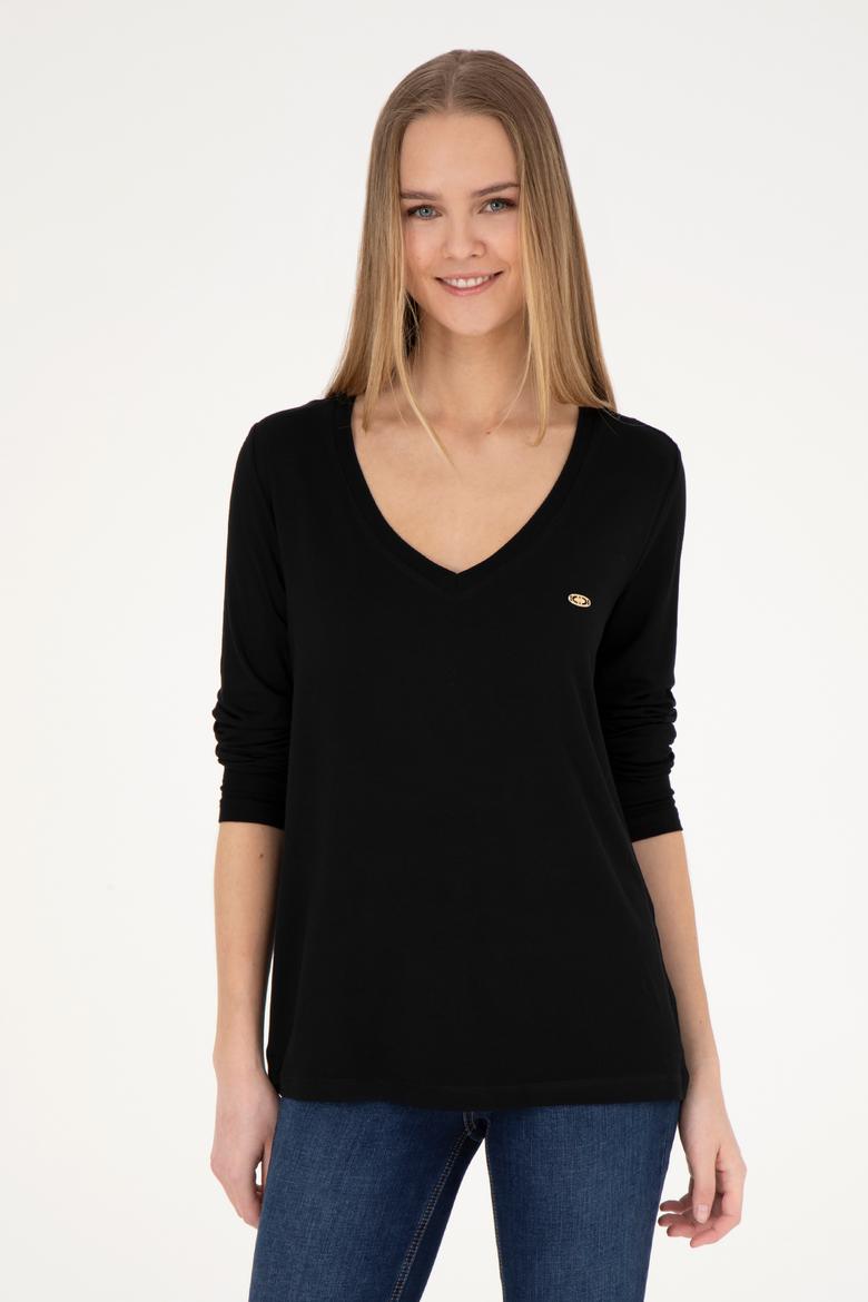 Kadın Siyah Sweatshirt