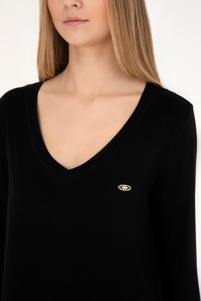 Kadın Siyah Sweatshirt - 50256286021