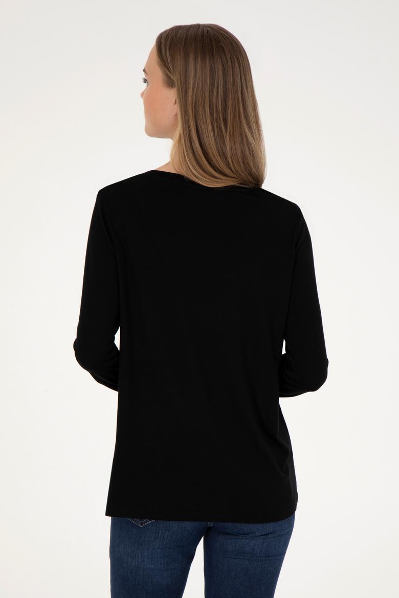 Kadın Siyah Sweatshirt - 50256286021