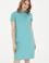 Kadın Mint Polo Yaka Örme Elbise