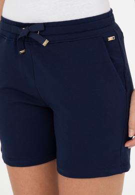 Kadın Lacivert Örme Şort - 50285885006